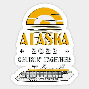 vintage funny alaska wear Sticker